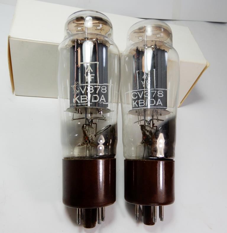 希少 CV181 KB/DA ECC32 真空管 2本セット 長期保管未使用品 真空管 ECC32⁄CV181 MULLARD 1本 超レア