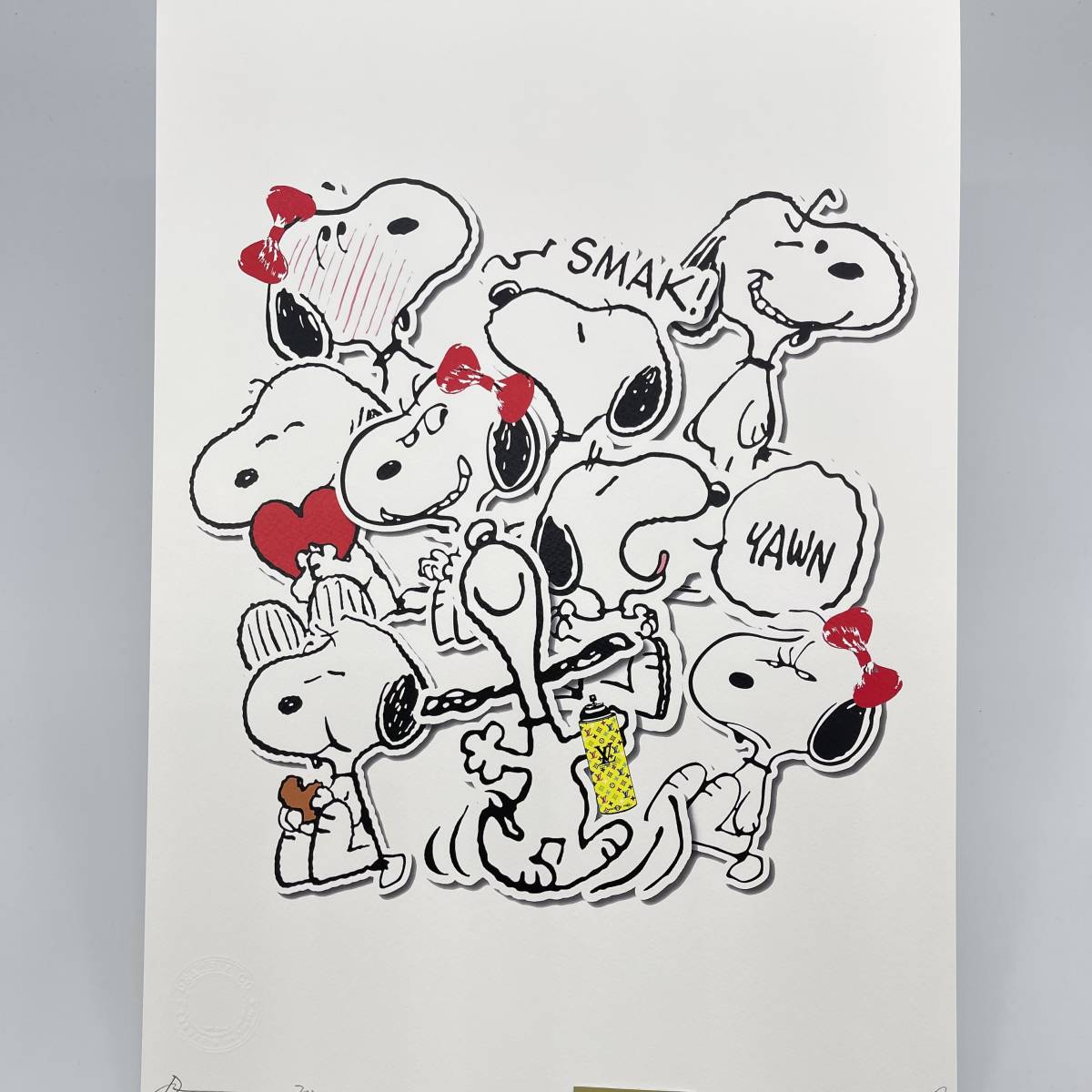 death nyc 世界限定100枚 スヌーピー PEANUT ヴィトン death nyc世界