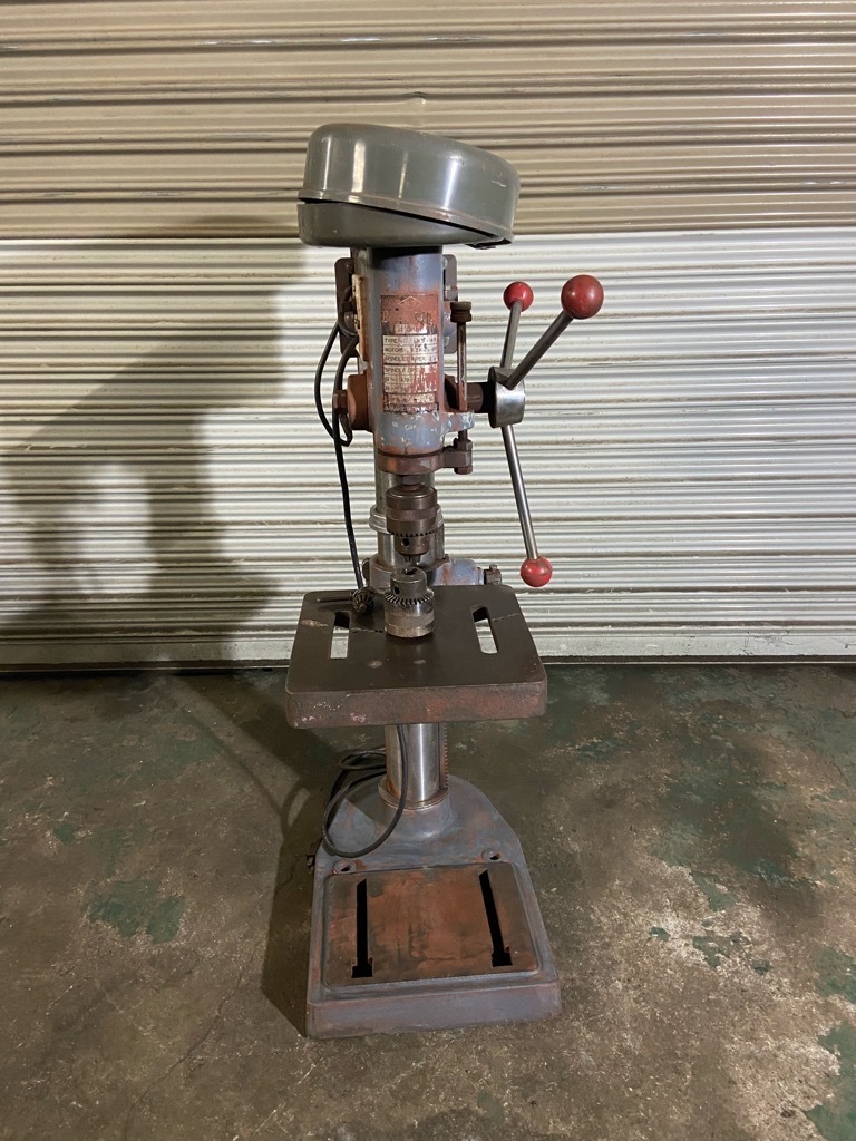 USED【NAKANE】ボール盤 200V（角テーブル：NS14R）小型工作機械 板金機械 木工機械 中根製作所 USED【NAKANE】ボール盤 200V（角テーブル：NS14R）小型工作機械 板金