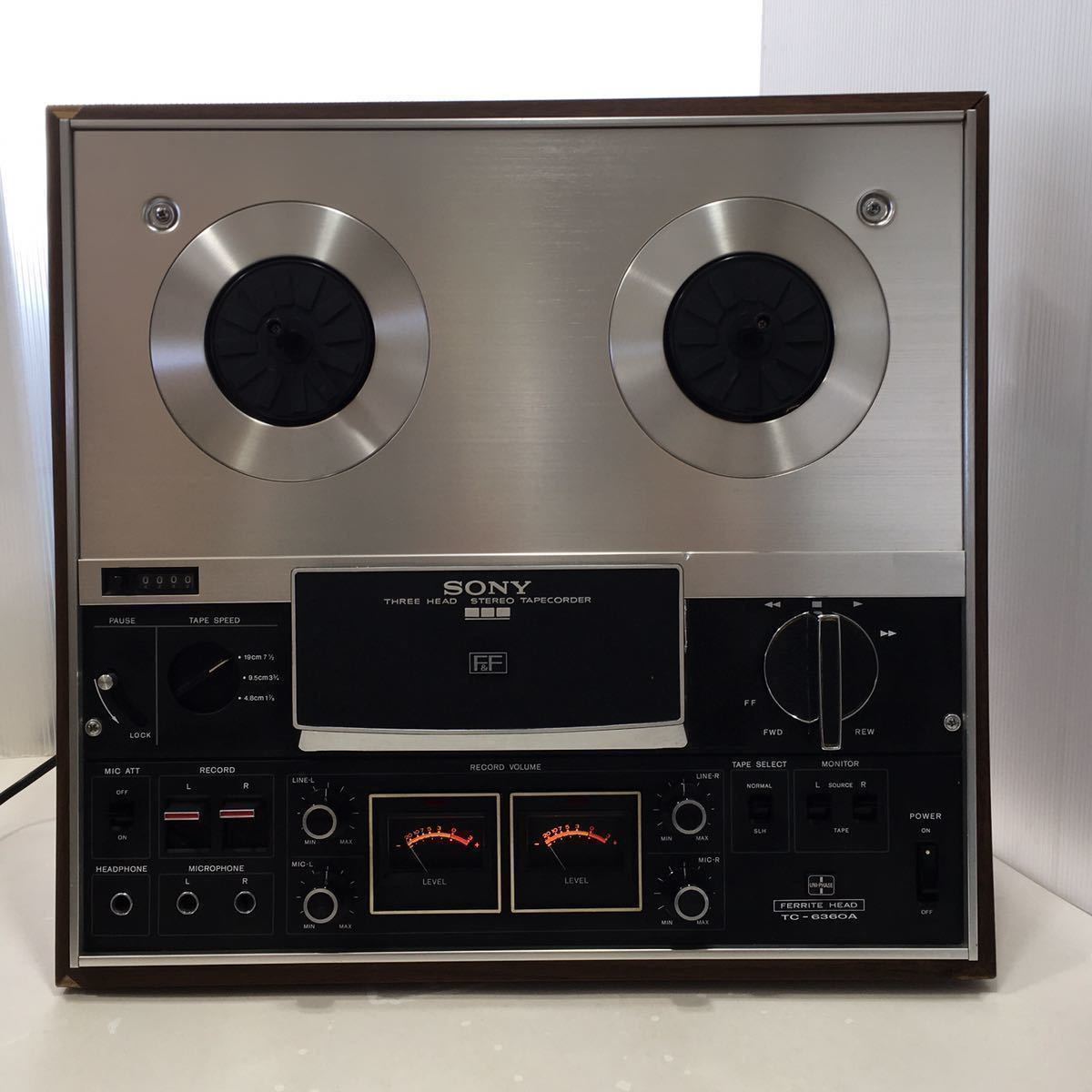 SONY TC-6360A オープンリールデッキ ジャンク 傷や汚れあり