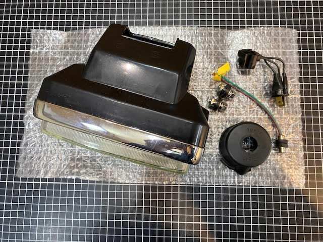 未使用に近い】CIBIE 角目2灯 ヘッドライト 旧車 昭和 シビエ ヘッド