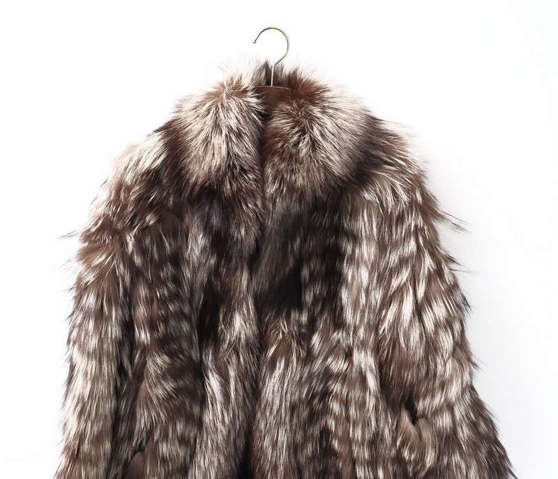 EMBA】ファーコート エンバ 高級毛皮 アイボリー ブルーフォックス L