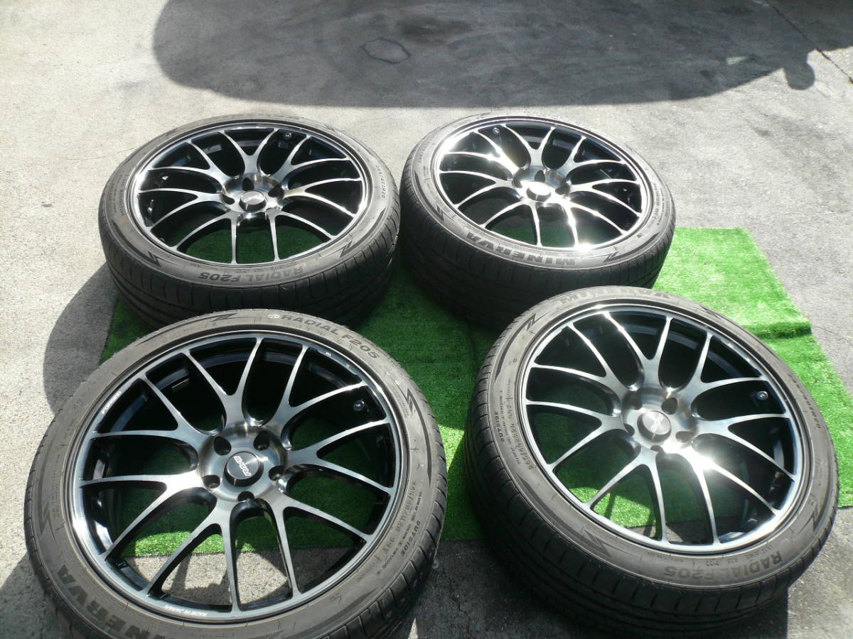 【やや傷や汚れあり】(^^)/ RAYS G27 20インチ5穴 20x8.5J 38 114.3 鍛造 VOLK Racing G27-PM ...
