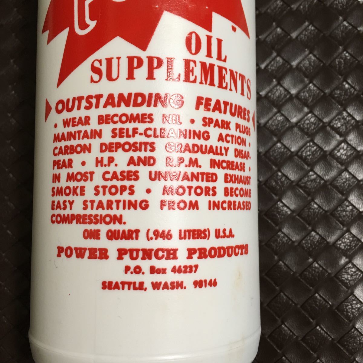 【未使用】30224HOT380 アメリカで大人気？ オイル添加剤 パワーパンチ Power Punch 燃費向上 レスポンスアップ わかる方