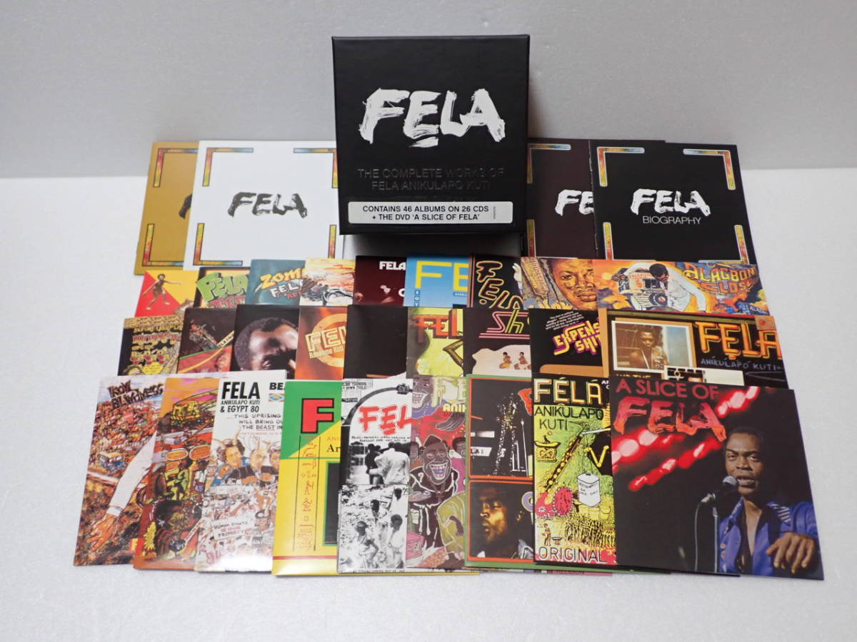 Fela Kuti 限定版cdボックスセット the complete works of FELA KUTI 26CD+DVD Fela Kuti「The Complete
