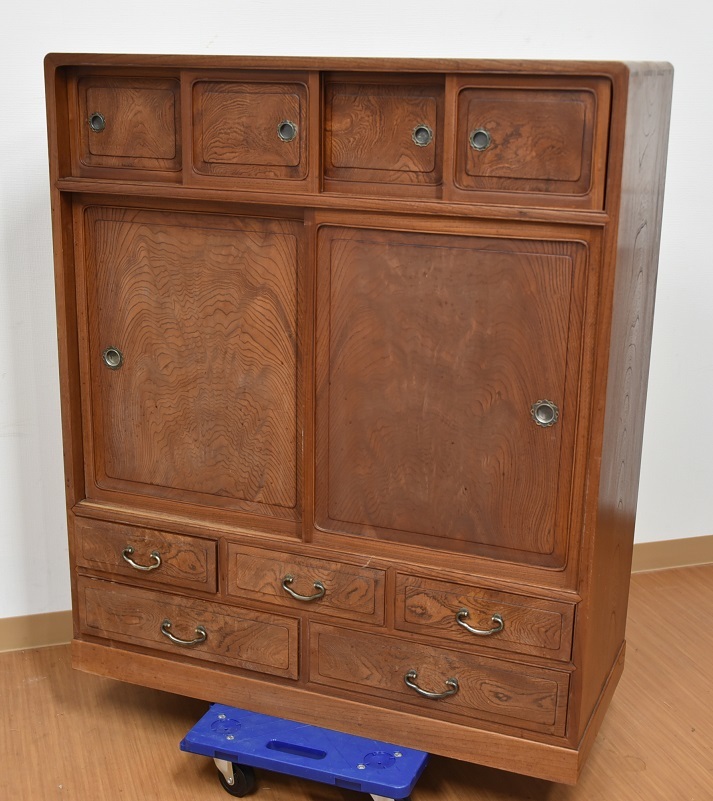 茶箪笥 茶タンス 桑の木 昭和レトロ 匠の技