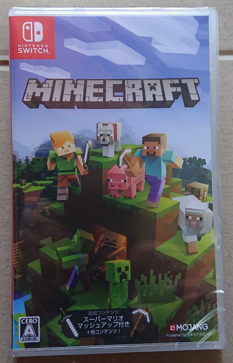 Minecraft Switchマインクラフトスイッチマイクラ新品未開封 保証付き・新品未開封 Nintendo Switch版 マインクラフト