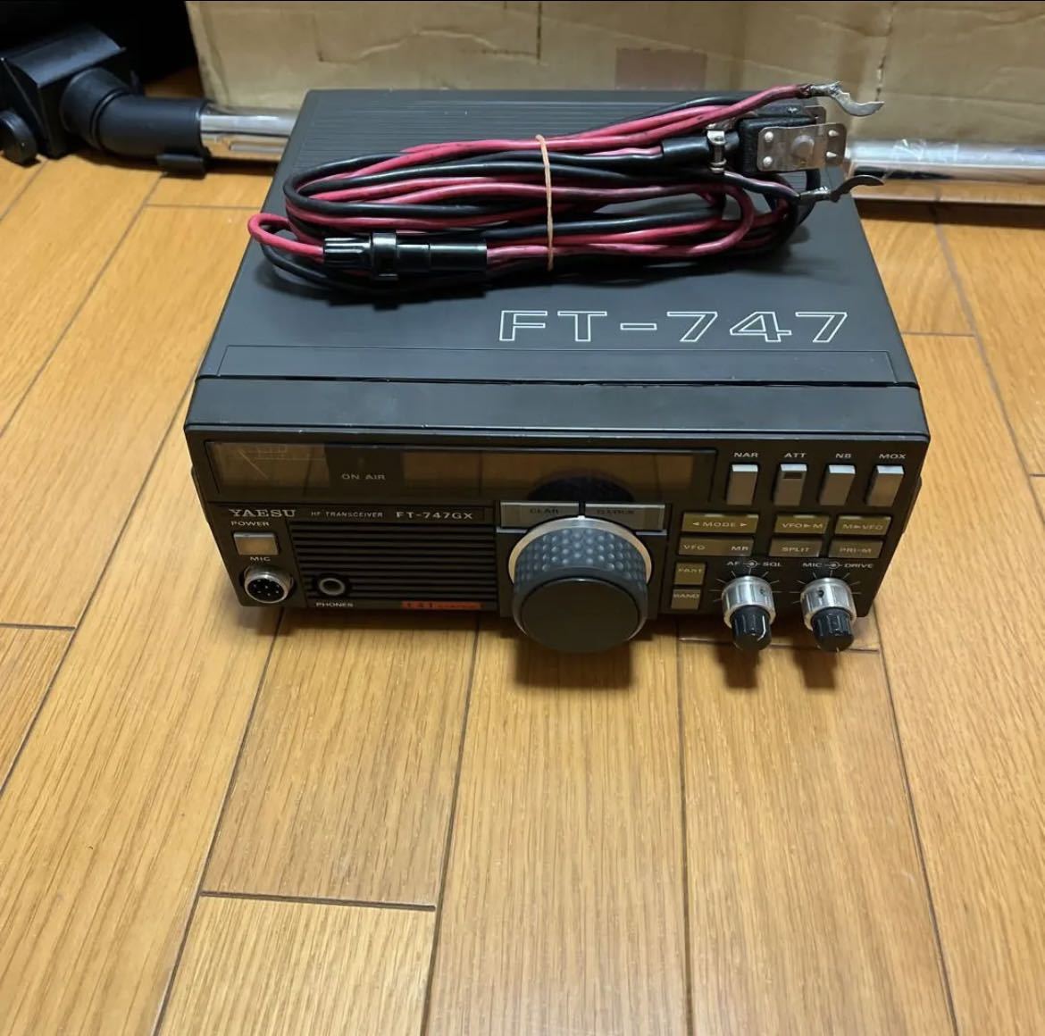 アマチュア無線 CB無線 八重洲 FT-747GX 100W ゼネカバ改造済み