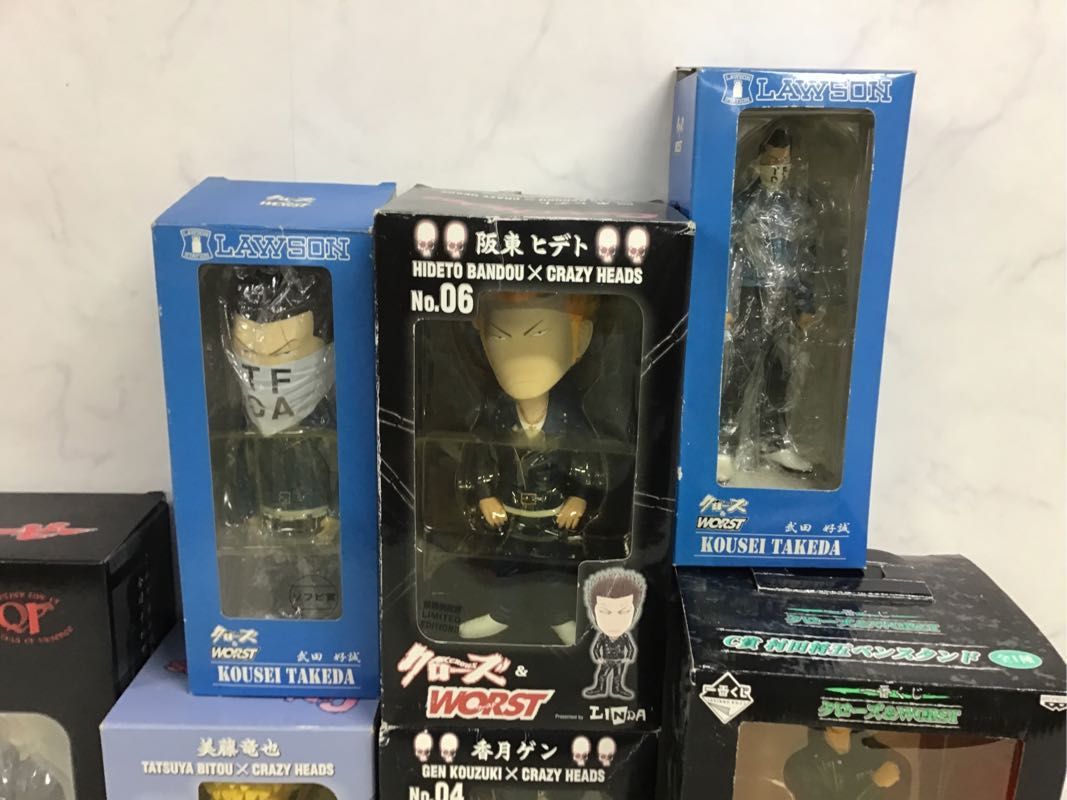 クローズ ワースト 花澤三郎 坊屋春道 CRAZY HEADS フィギュア クローズ ワースト 花澤三郎 坊屋春道 CRAZY HEADS フィギュア