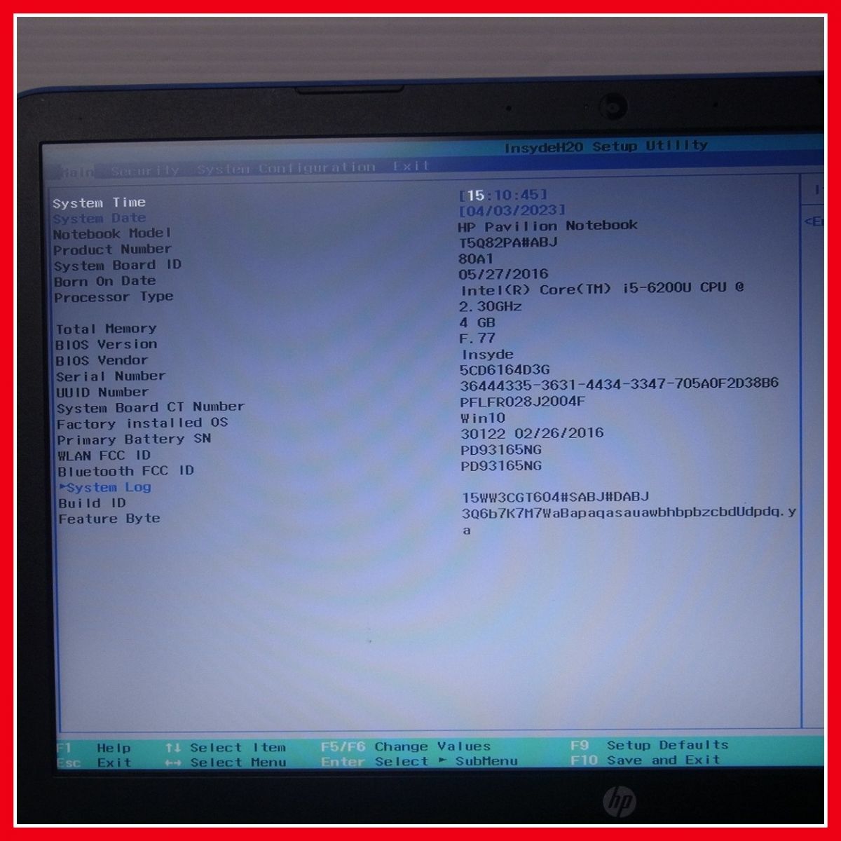 【全体的に状態が悪い】☆ノートPC HP Pavilion Notebook Core i56200U/2.30GHz/メモリ4GB