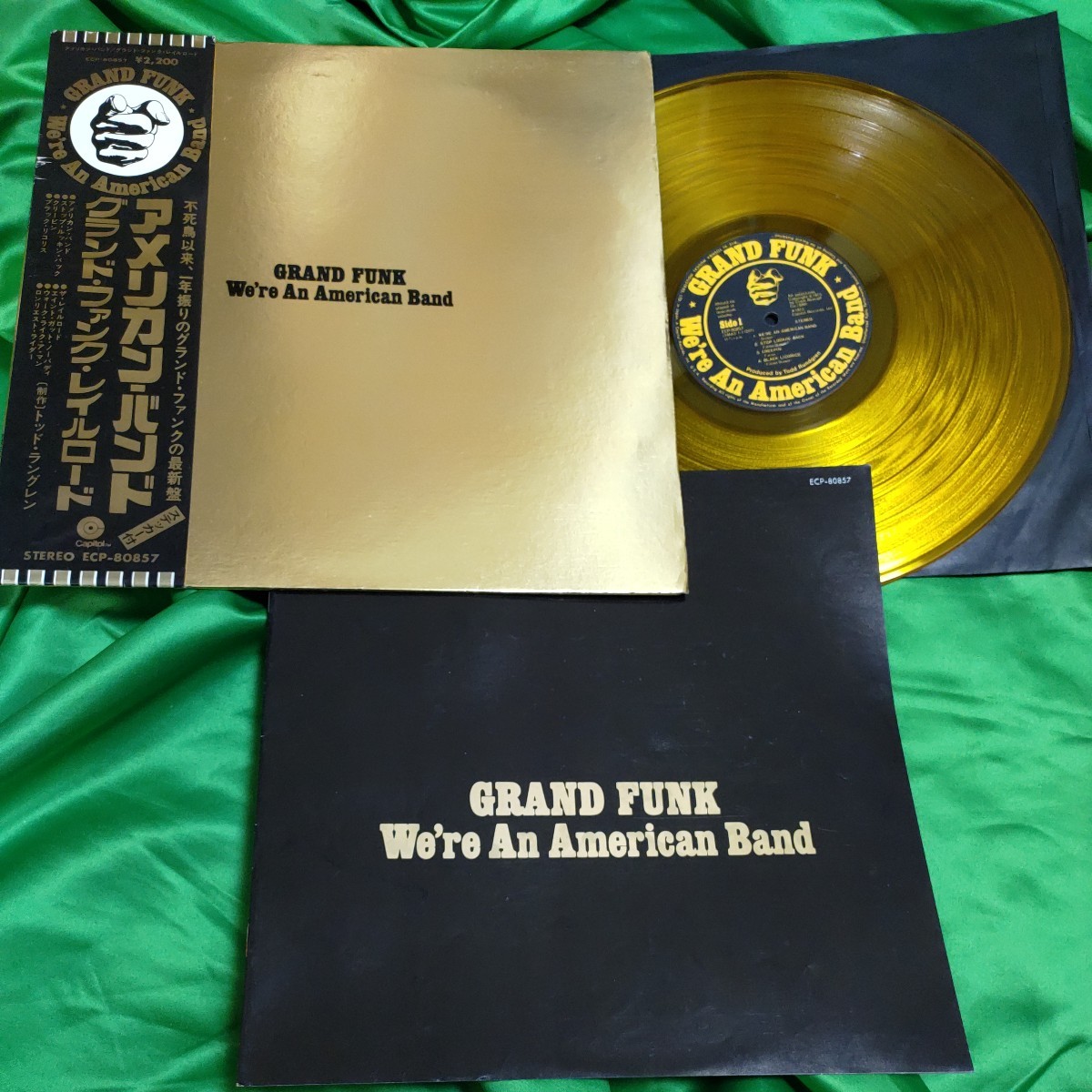 【やや傷や汚れあり】【LP/カラーレコード】GRAND FUNK / We’re An American Band / アメリカン・バンド