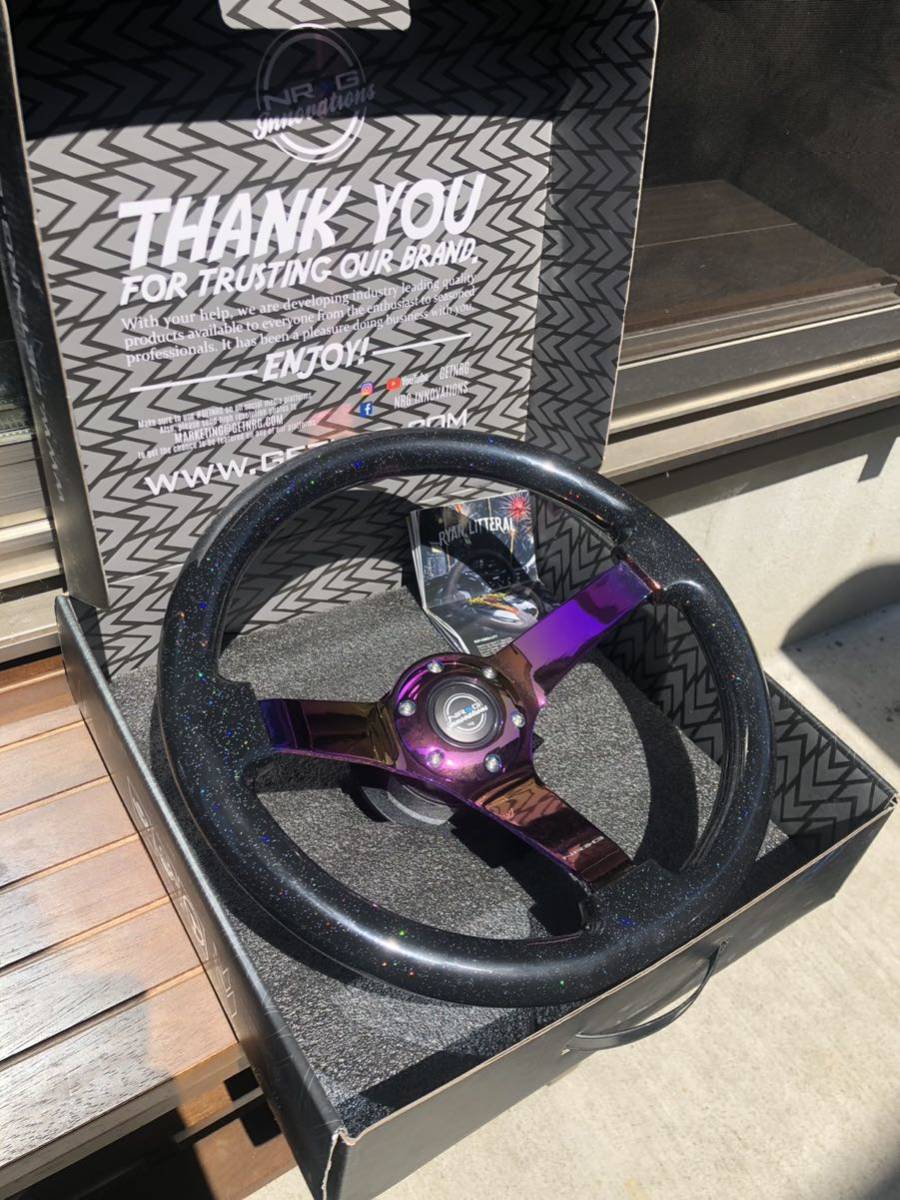 NRG ステアリング LITTERAL 35Φ（NRGステアリング ST-013CFSL