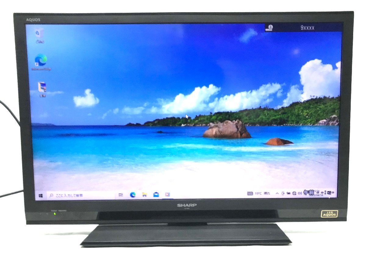 シャープ 32V型 液晶テレビ LC-32H9 2013年製 互換リモコン付 ⑤ Amazon | シャープ 32v型 ハイビジョン 液晶テレビ AQUOS LC