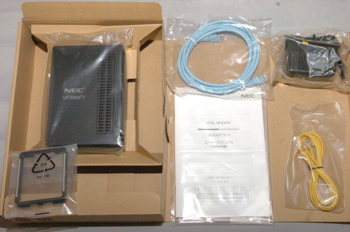 ほぼ新品 NEC リモート側VDSL装置 VF200F8 新品，2025 ほぼ新品 NEC リモート側VDSL装置 VF200F8