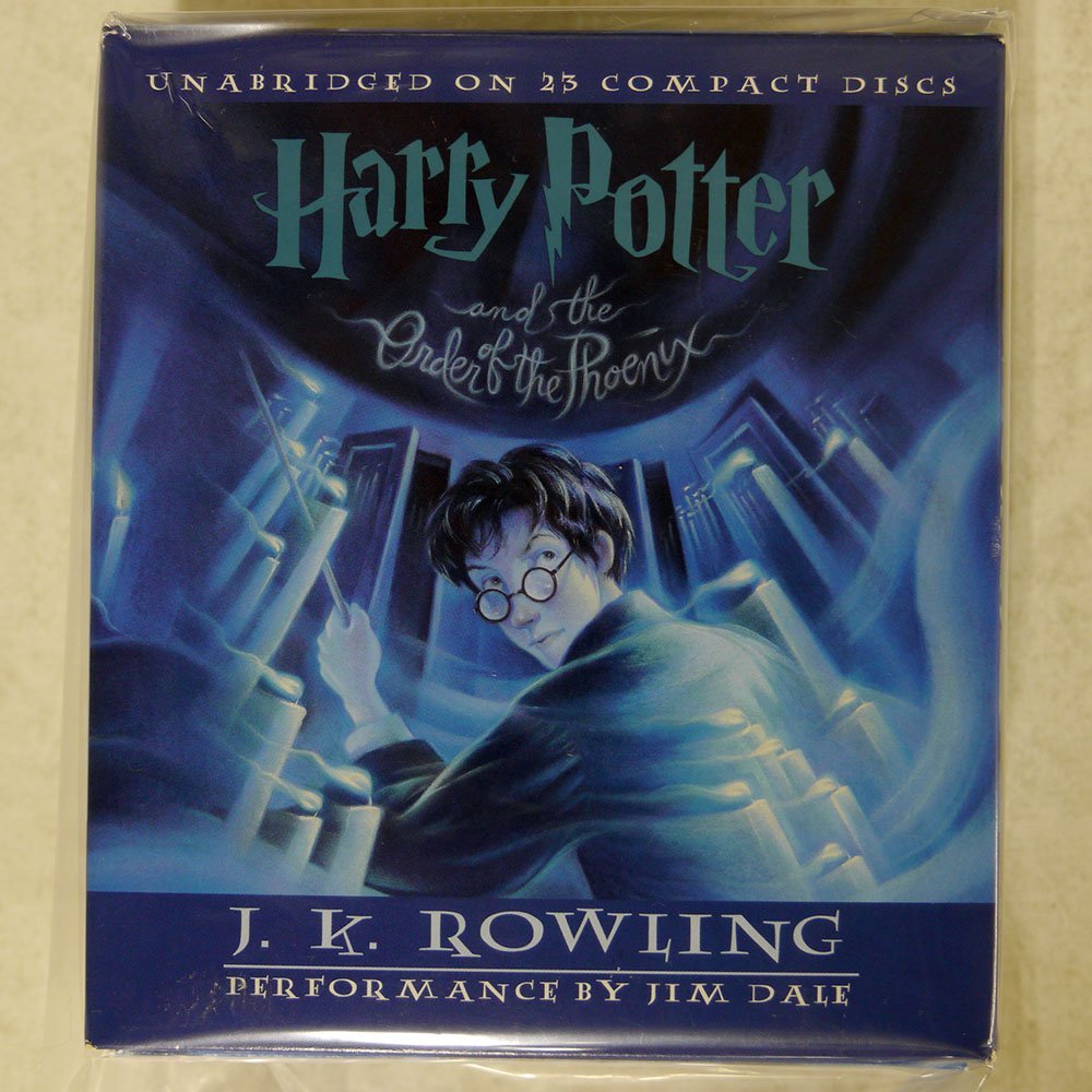 【未開封多数】ハリーポッター　朗読　CD 英語版 オーディオブック　ジム・デール 未開封多数】ハリーポッター 朗読 CD 英語版 オーディオブック ジム