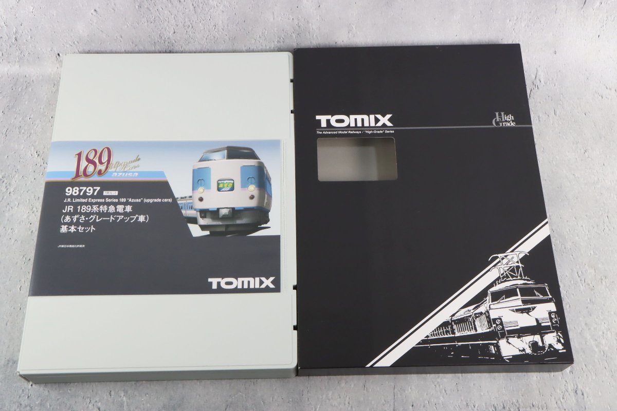 【未使用】未使用 TOMIX 98797 98798 JR 189系特急電車(あずさ・グレードアップ車) 基本セット 増結セット 計11両 ...
