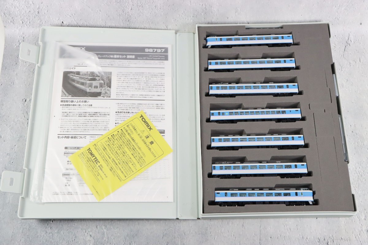 【未使用】未使用 TOMIX 98797 98798 JR 189系特急電車(あずさ・グレードアップ車) 基本セット 増結セット 計11両 ...