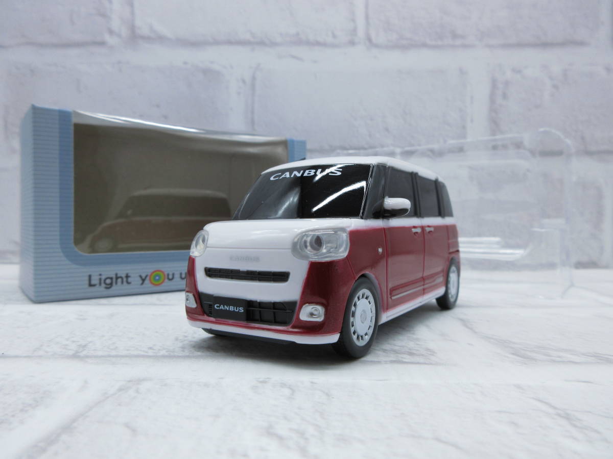 ムーヴキャンバス プルバックカー ファイアークォーツレッドメタリック ダイハツ 1/64 DAIHATSU ムーヴ キャンバス 2022～ [6.ファイアークォーツ