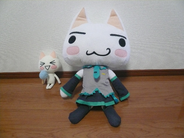 目立った傷や汚れなし】【美品】ぬいぐるみ 井上トロ 初音ミク衣装