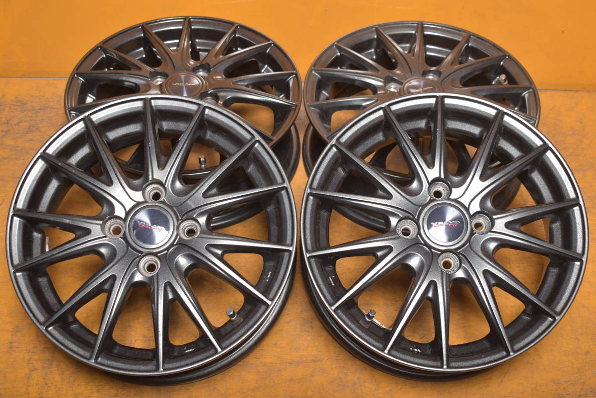やや傷や汚れあり】230428506847210 WEDS VELVA SPORT Z 14×4.5J +45 4