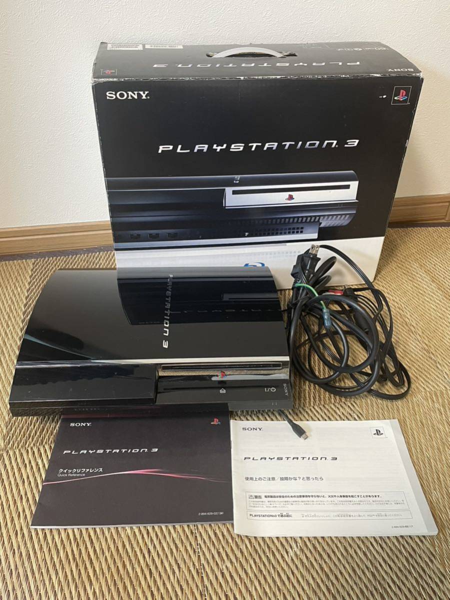 【傷や汚れあり】プレイステーション3 60GB PlayStation PS3本体 SONY ソニー CECHA00 電源コード AVケーブル