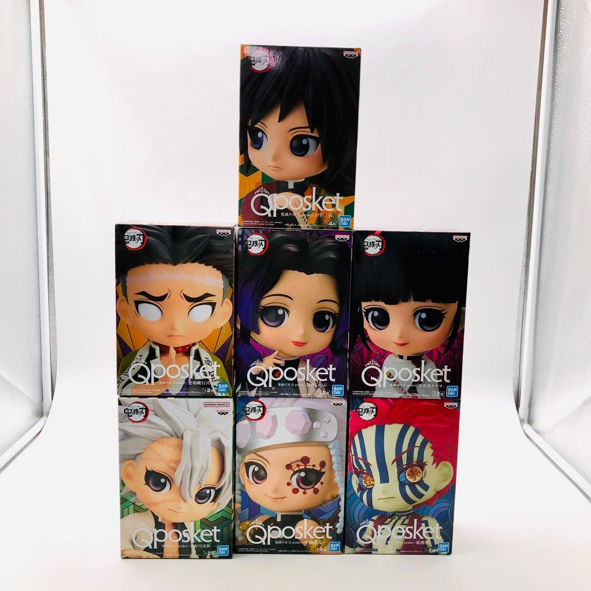 鬼滅の刃 フィギュア7個まとめ売り 炭治郎 胡蝶しのぶ 時透無