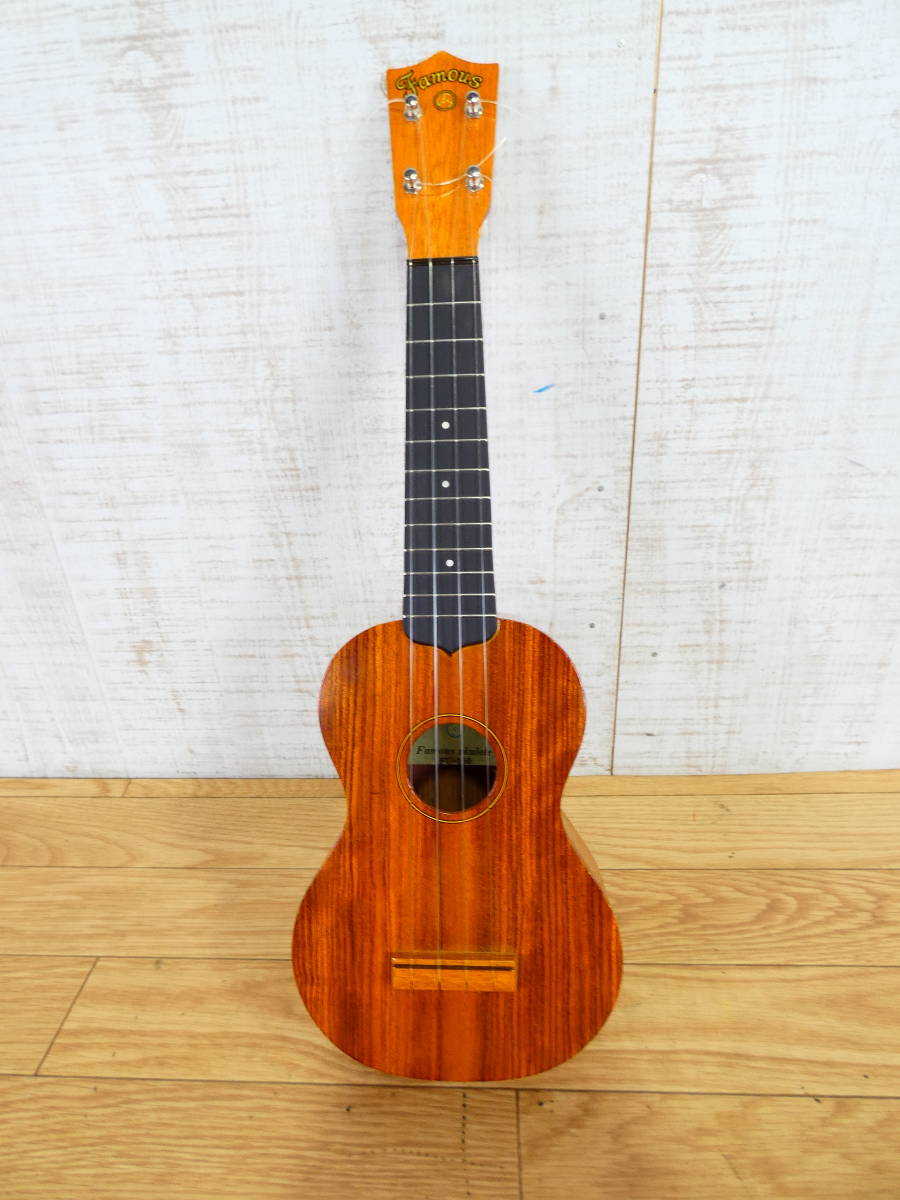 Famous ウクレレ ST-1 200本限定品 TOSHIKAZU SASAO ハワイアンアート