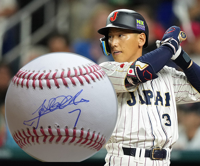 WBC2023決勝戦 大谷翔平 グラウンドダート MLBフォログラム 証明付き