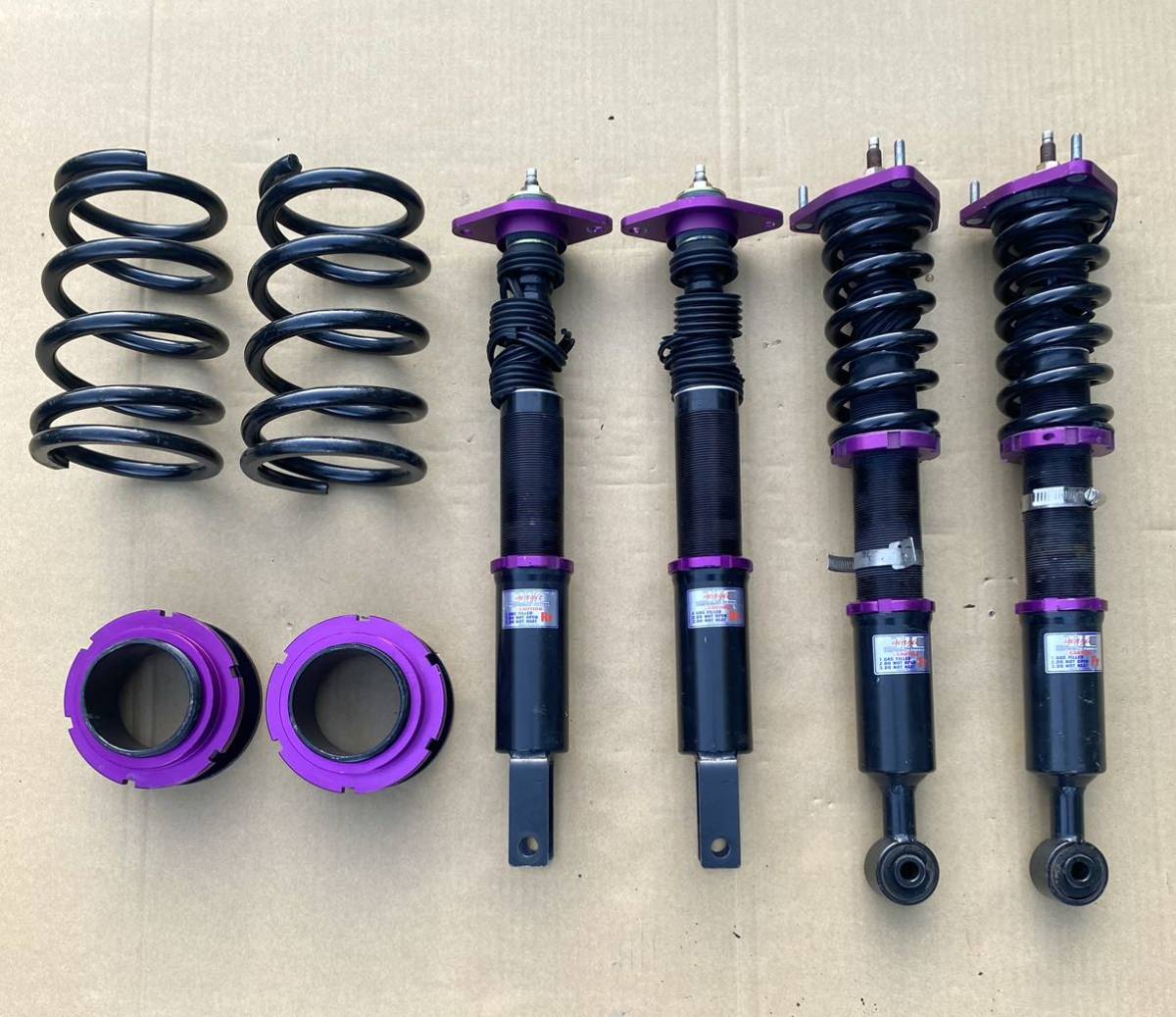 □【即決】Z31 フェアレディZ用 リア車高調（ラルグス製ショック)HZ31