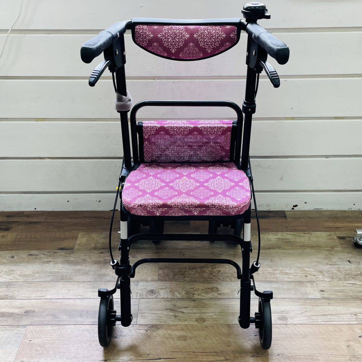 【未使用に近い】引取限定 大阪市中央区 島製作所 シルバーカー Air walker エアウォーカー 大型 手押し車 SHIMA 介護用品