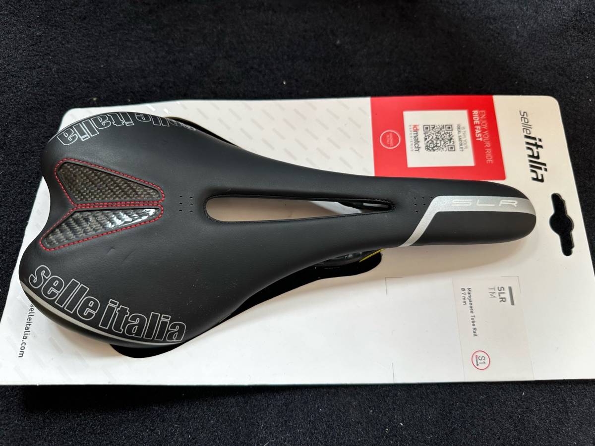 Selle De Vélo Selle Italia SLR Serra Italia Carbonioflow S2, Noire, D'occasion