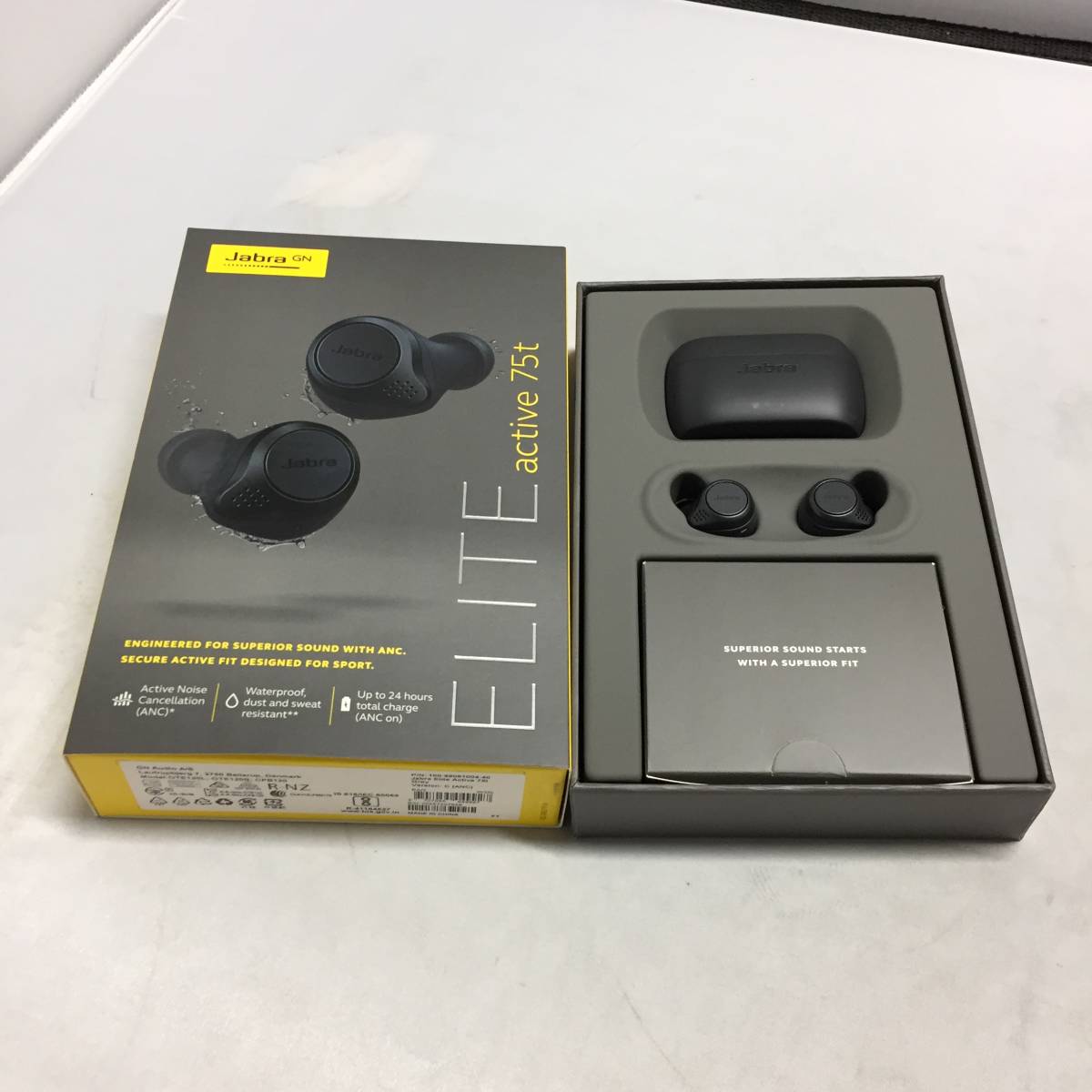 【目立った傷や汚れなし】 Jabra Elite Acutive 75T イヤホン OTE120L OTE120R CPB120 ワイヤレス
