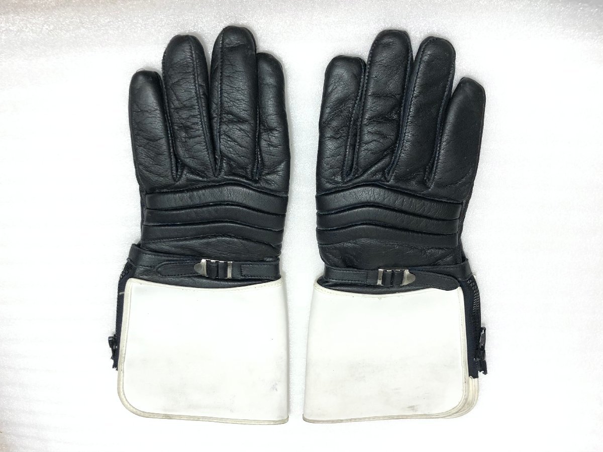 【一般未発売】警察交通機動隊　手袋 やや傷や汚れあり】絶版希少□当時物 バイク乗車用手袋 革製 警察