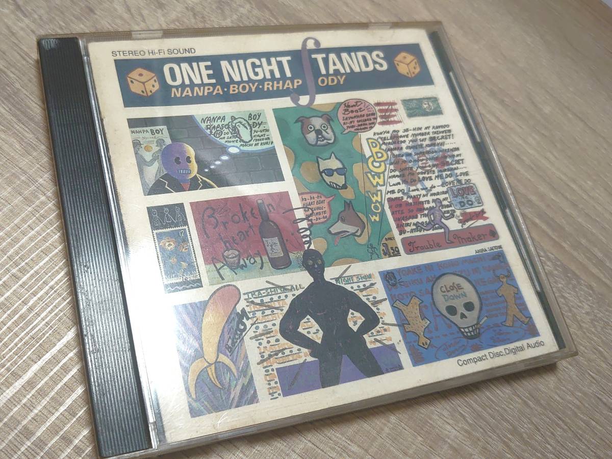【傷や汚れあり】送料180円【ワンナイトスタンズ NANPA・BOY・RHAPSODY/ONE NIGHT STANDS】音飛びなし 検）いか