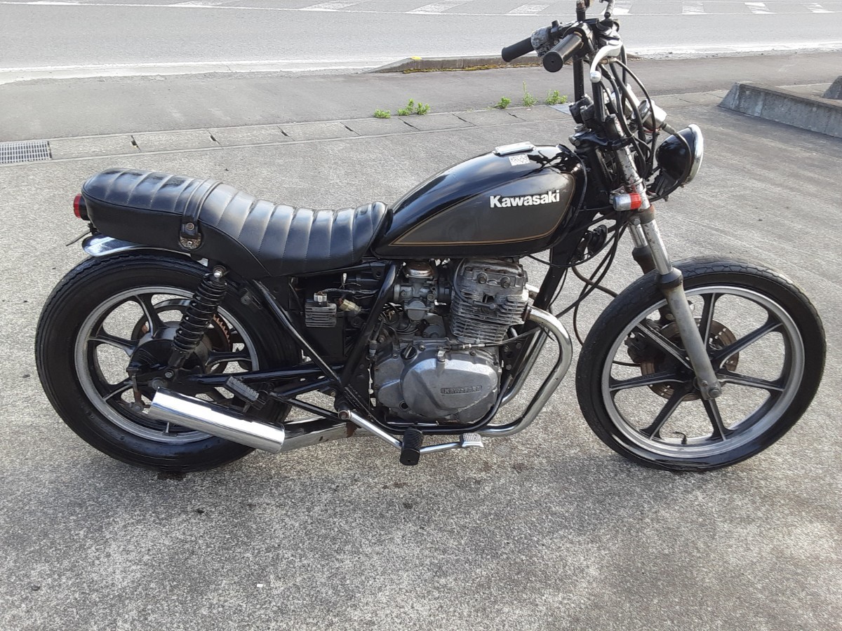 kawasaki☆Z250LTD 単気筒モデル KZ250G レストア部品取り車両