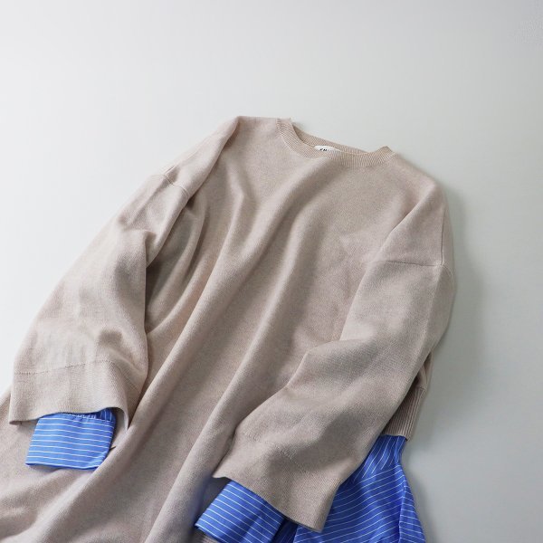 エンフォルド ニット付きシャツワンピース36 エンフォルド レイヤード