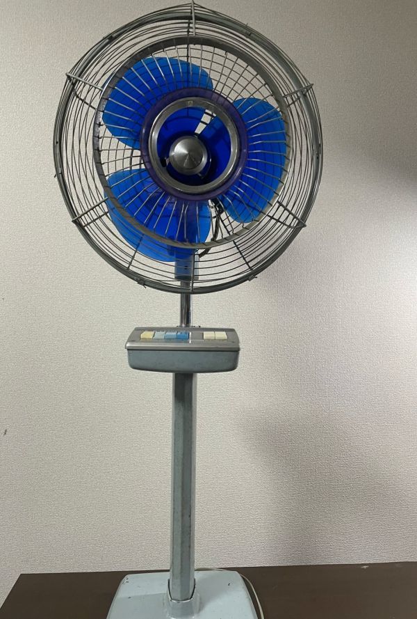 【中古】[1223]ナショナル national F30VE 30cm 扇風機 エレクトリックファン ヒューズ交換 プラグ交換の落札情報詳細