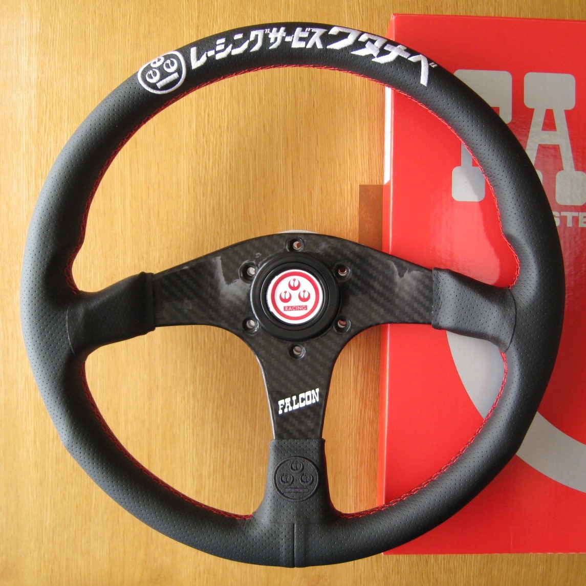 ワタナベ？34π FALCON ステアリング ワタナベ？34π FALCON ステアリング