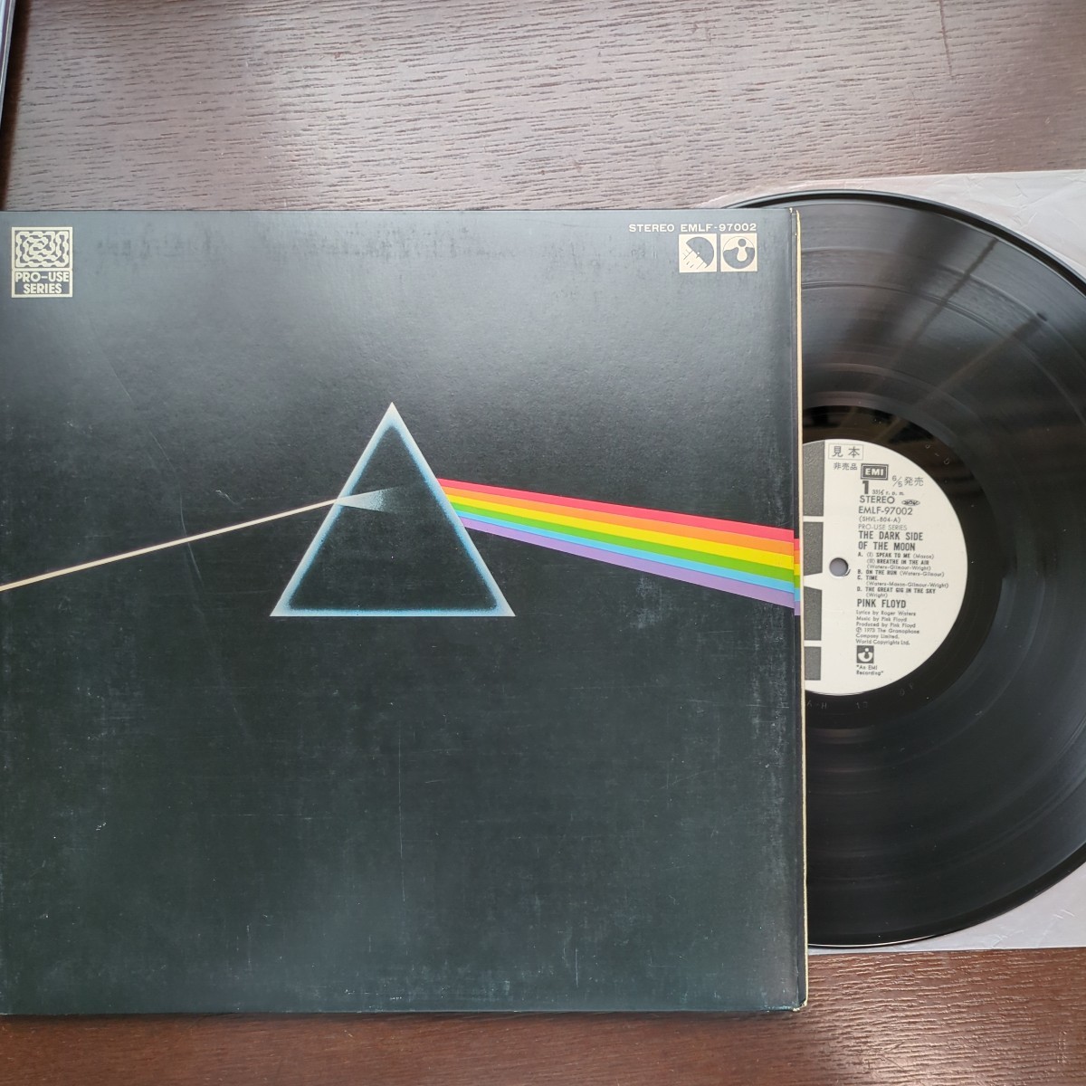 【目立った傷や汚れなし】PROMO sample 見本盤 prouse series プロユース PINK FLOYD Dark SIDE