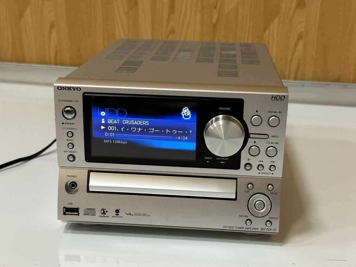 ONKYO ミニコンポ BR-NX10A D-N7TXウッドスピーカー付き ONKYO