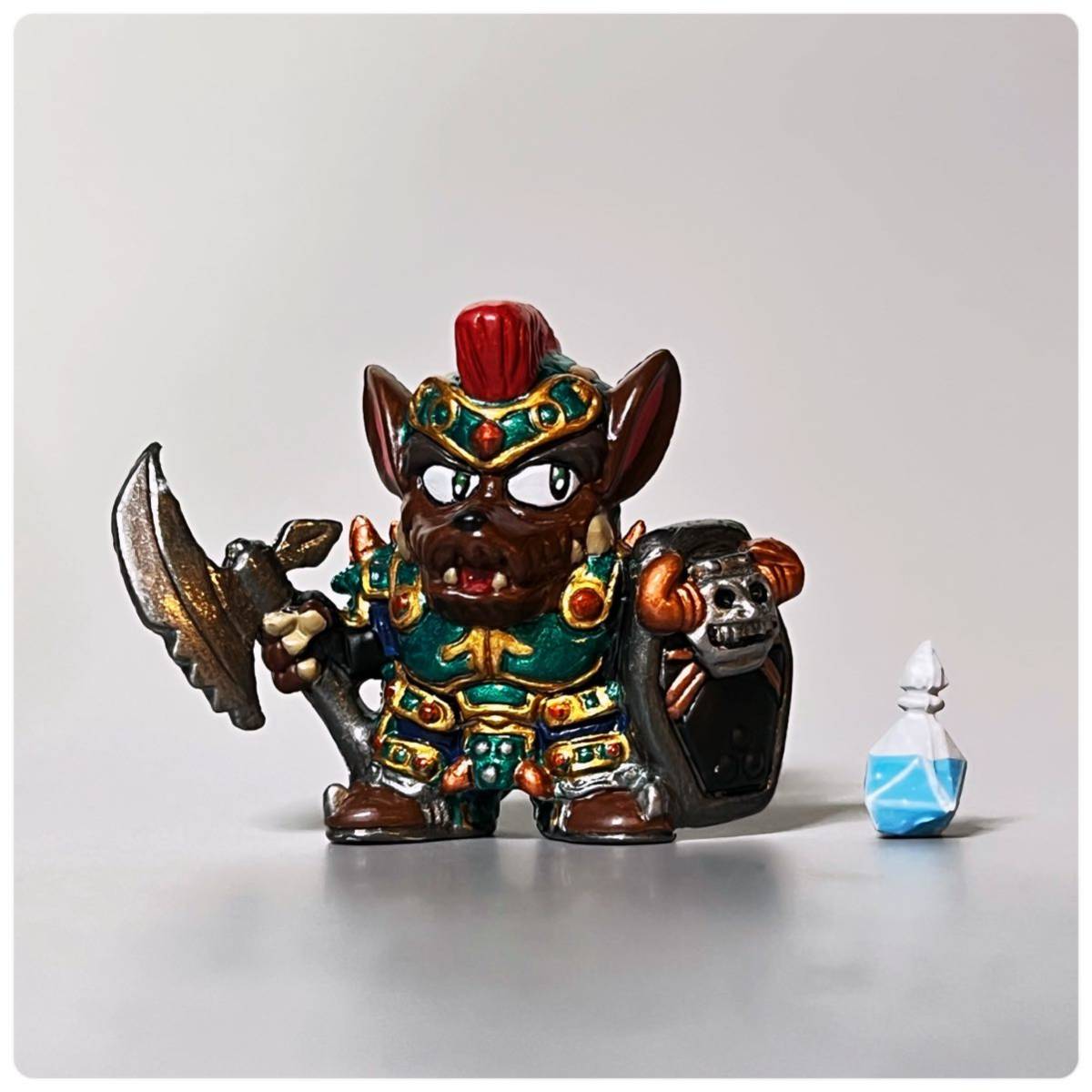 目立った傷や汚れなし】甲竜伝説ヴィルガスト 戦士 ムロボ 消しゴム