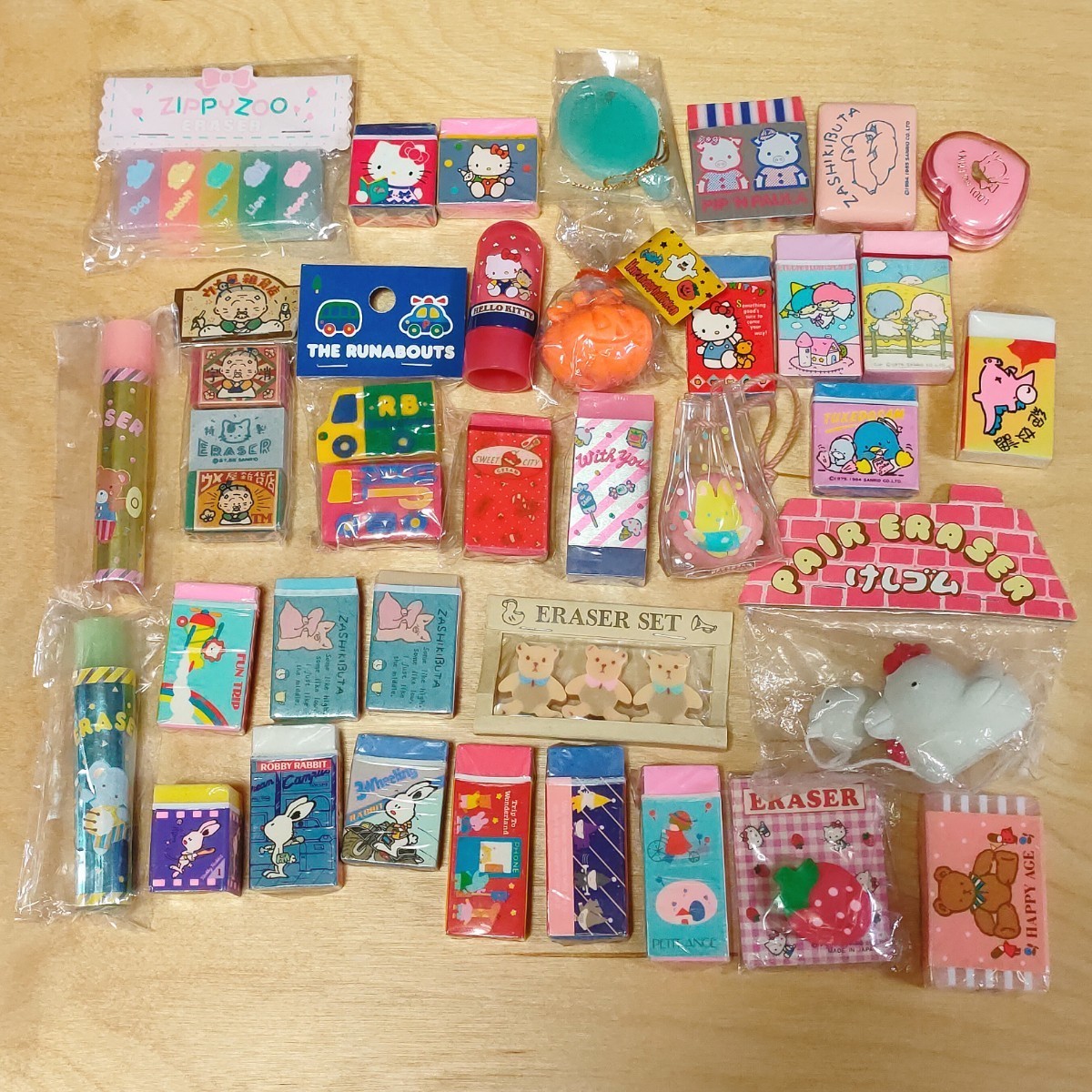 レア 昭和レトロ サンリオ ハンバーガー 消しゴム 未使用】レア 全部昔