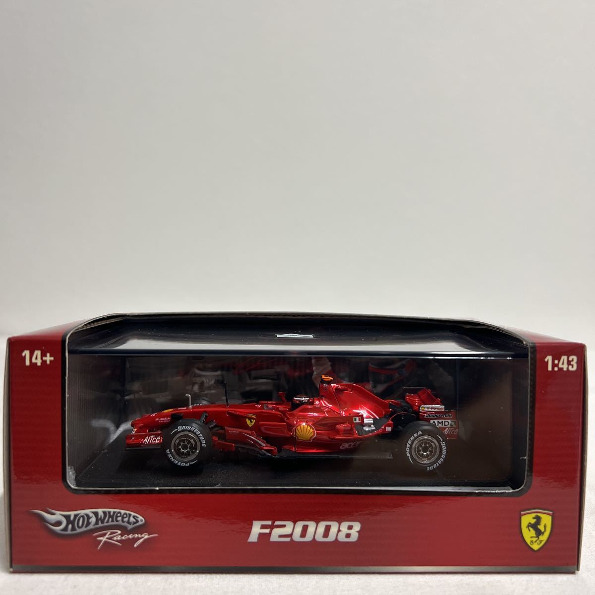 Ferrari F2008 N° 1 Kimi Raikkonen 2008 Hot Wheels 1/43