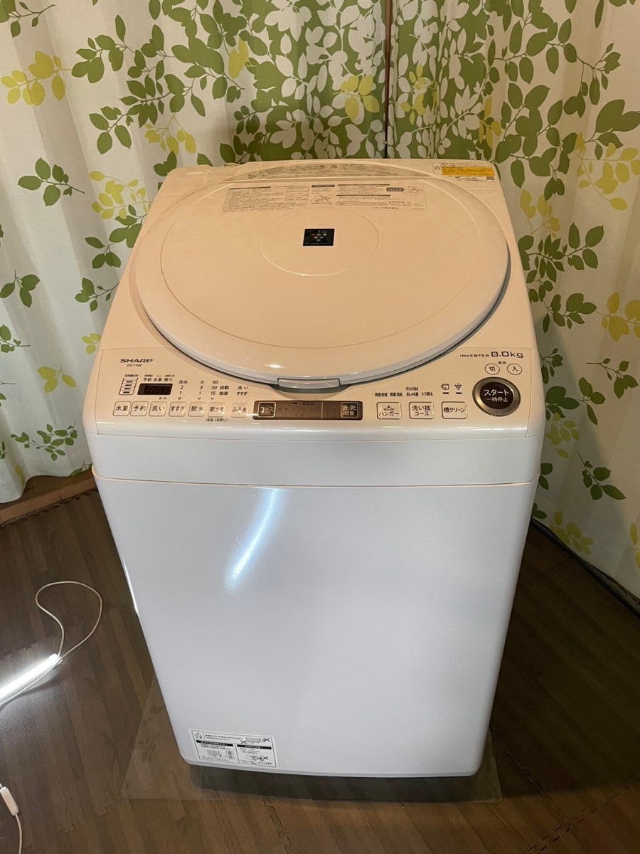 SHARP 全自動洗濯機 ES-TX810-P(無料配送可)