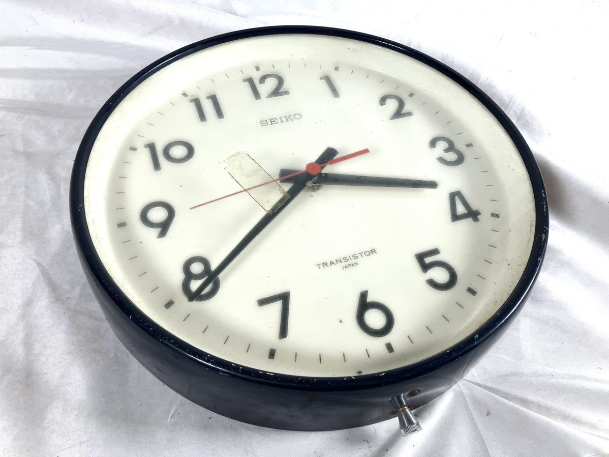 傷や汚れあり】昭和レトロ SEIKO 壁掛け時計 TTX-631 トランジスタ