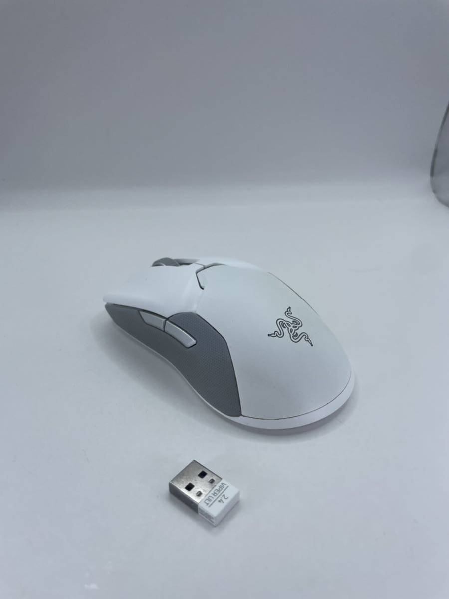 【傷や汚れあり】Razer RAZER razer ゲーミングマウス Viper Ultimate Mercury White ホワイト ...