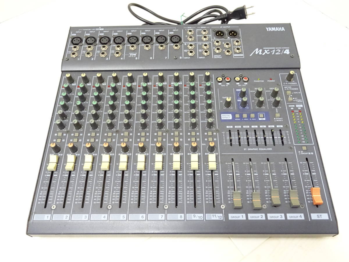 ジャンク YAMAHA ヤマハ MX12/4 アナログ ミキサー 音響機材