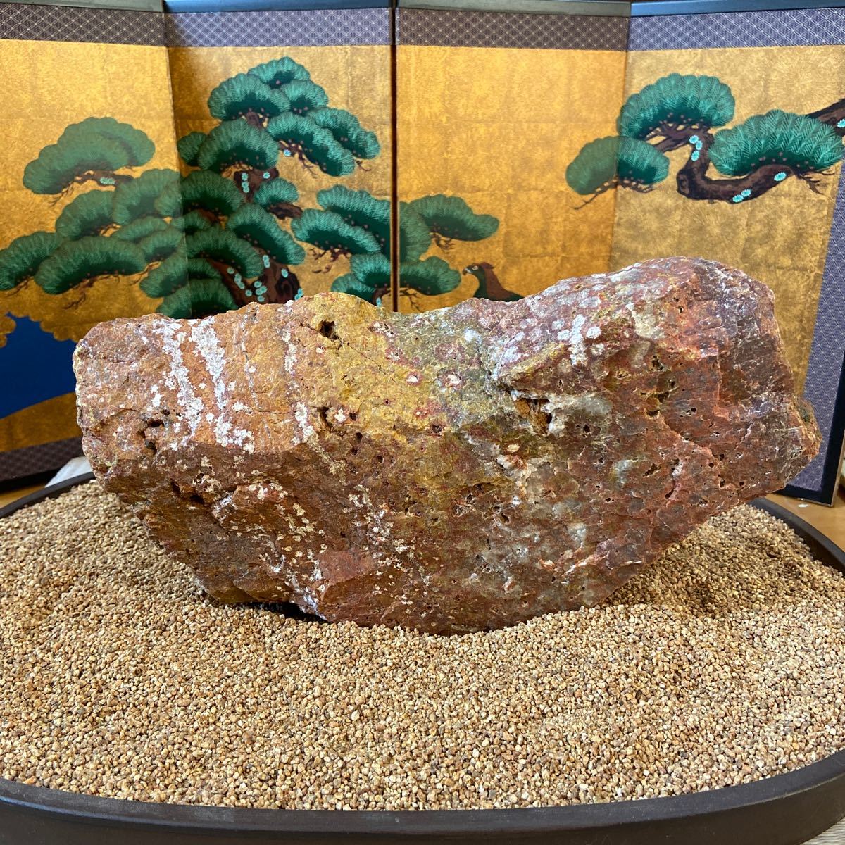 根尾桜石 ☆ 鑑賞石 菊花石 桜石 菊花石 桜 根尾桜石