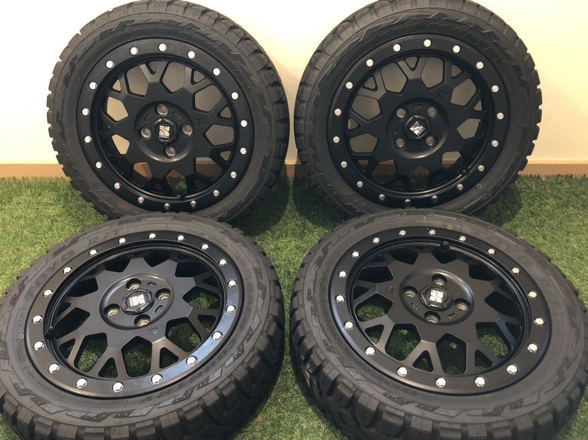 美品】オープンカントリー165/60R15 エクストリームJ 15×4.5 未 美品】オープンカントリー165/60R15 エクストリームJ 15×4.5 未