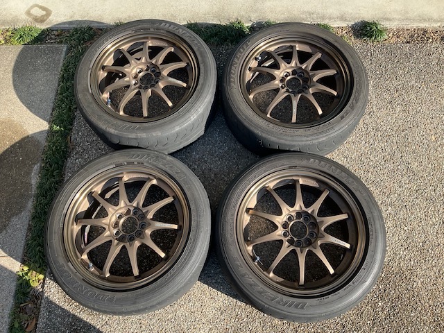 RAYS ボルクレーシング ce28 15インチ 5.5j +45 4穴 pcd100 4本